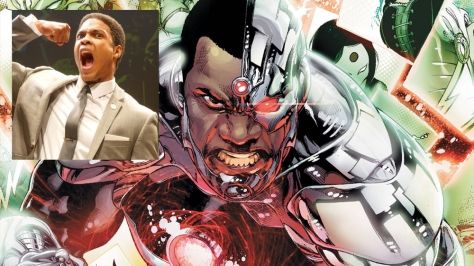 Cyborg and Ray Fisher