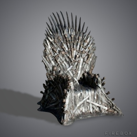 GAME OF THRONES REPLICA IRON THRONE - $31, 381 
