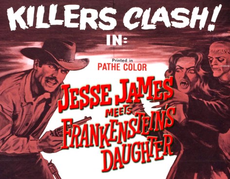 mashup movies jesse james meets frankenstein