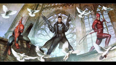 spiey, frank and Daredevil