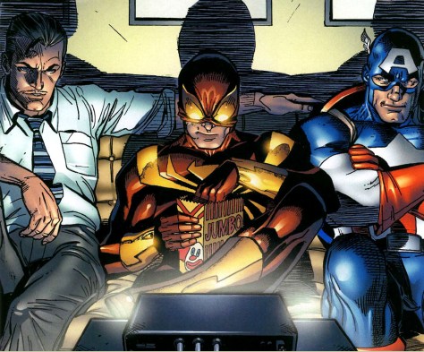 Iron Spider Cap and Iron Man