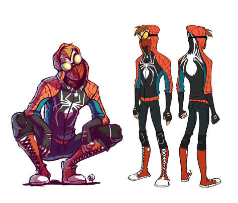 Rosy Higgins Project Rooftop Spidey Redesign