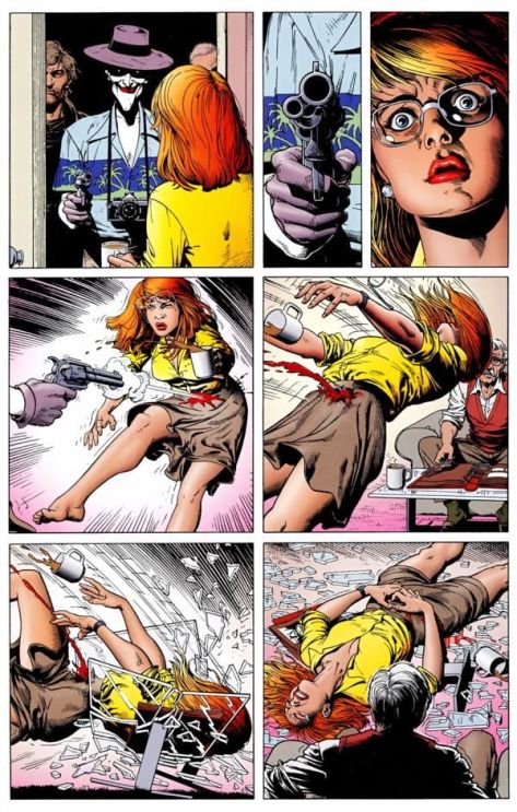 Jokers shoots barbara