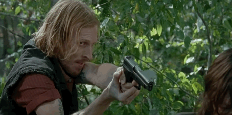 walking dead daryl shot