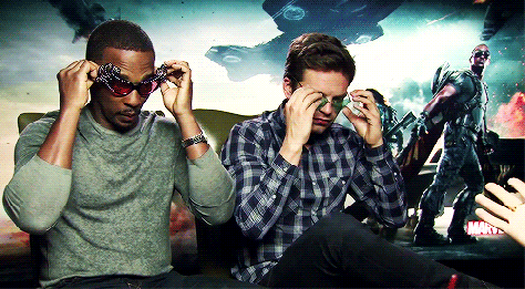 bucky and falcon