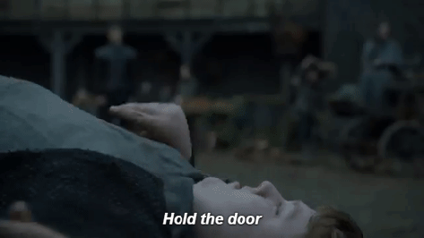hold the door