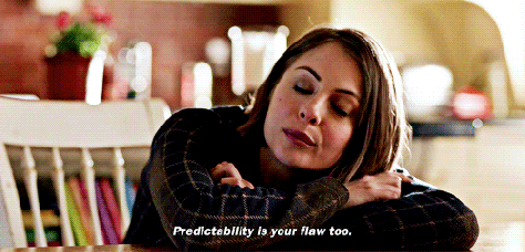 Ironic line to come from this character...
